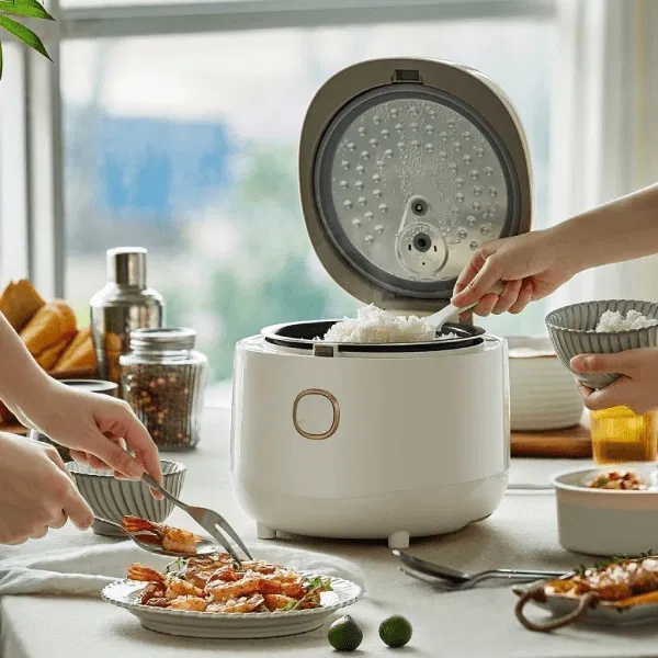 Nồi cơm điện 4L (1.5L VN) 800W Bear RC-4H40E (DFB-C40K6) - Ảnh 2