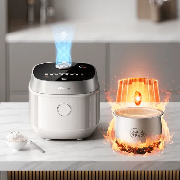 Nồi cơm điện 4L (1.5L VN) 800W Bear RC-4H40Y (DFB-J40Q5) - Ảnh 5