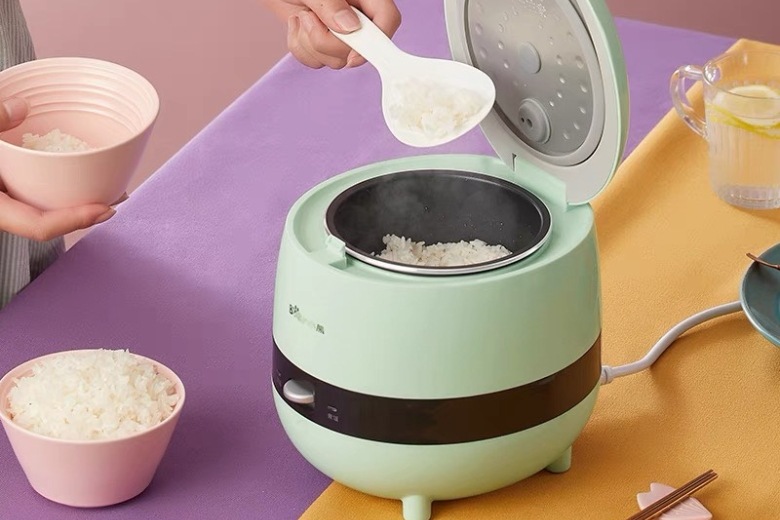 Nồi cơm điện Bear mini dung tích nhỏ nấu 2–3 bát cơm