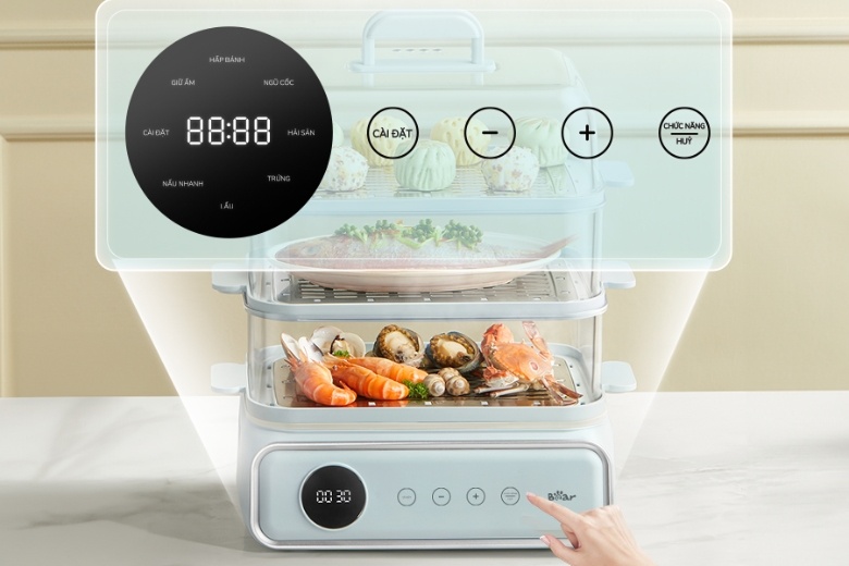 Nồi hấp Bear phân loại theo chức năng sử dụng